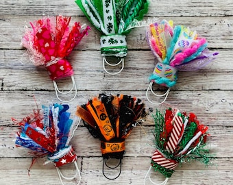 Holidays of the Year Variety Tassel Paperclips - Bookmark - Plannerclip - Journal Clip