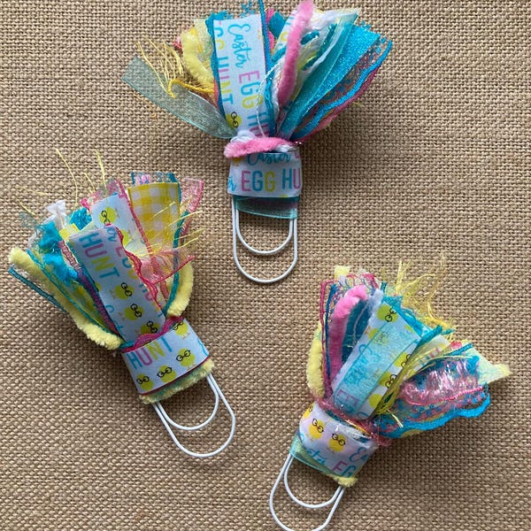 Easter Chick Springtime Tassel Paperclip - Bookmark - Plannerclip - Journal Clip