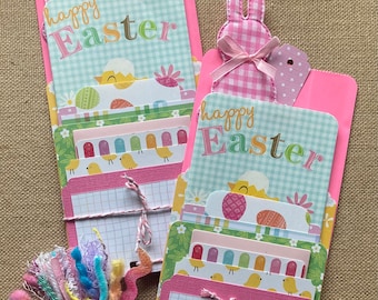 Happy Easter Bright Pastel card set, rolodex / memorydex card set 12ct.