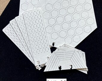 Watercolor Swatch Cards - Day86- Art Supply Dex / rolodex / memorydex set 12ct.