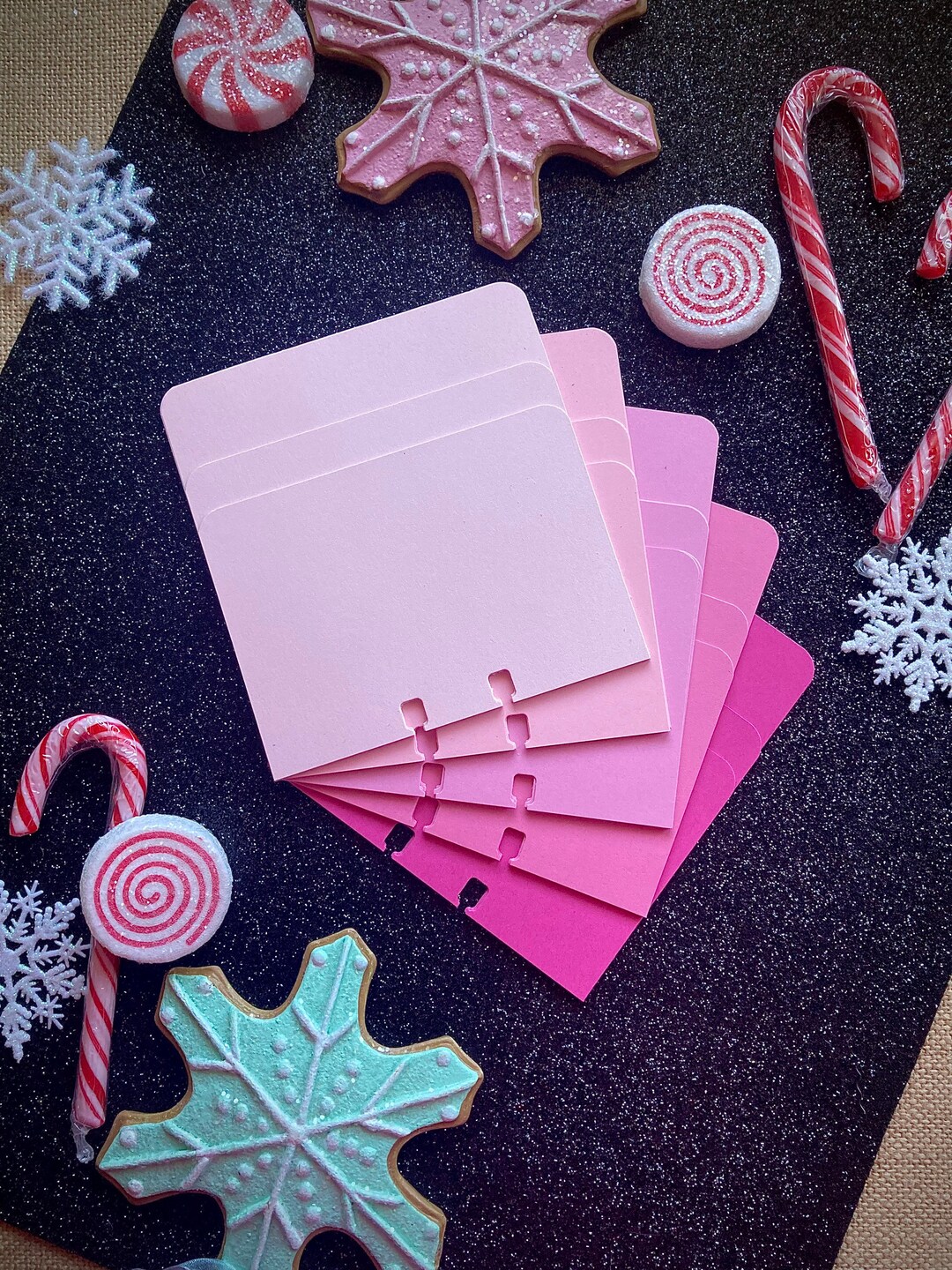 30ct. Pink Ombré Rolodex Cards Rounded Corners 3 Tiered - Etsy