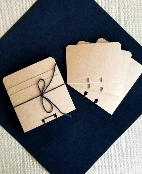30ct. Kraft Rolodex Cards Rounded Corners - 3 tiered sizes - recycled 65lb cardstock paper
