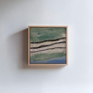 Mini Original Painting | Abstract Art | Contemporary Painting | Coastal Art | Mini Painting | Ecclectic Art | Modern Mixed Media Art | 3x3