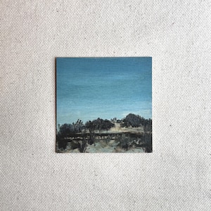 Mini Oil Painting | Decor Art | Beach | Coastal Sand Dunes | Mini Paintings | Shelf Decor | Summer Art | Landscape Painting | 3x3