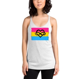 Pan Polyamory Women&#39;s Racerback Tank