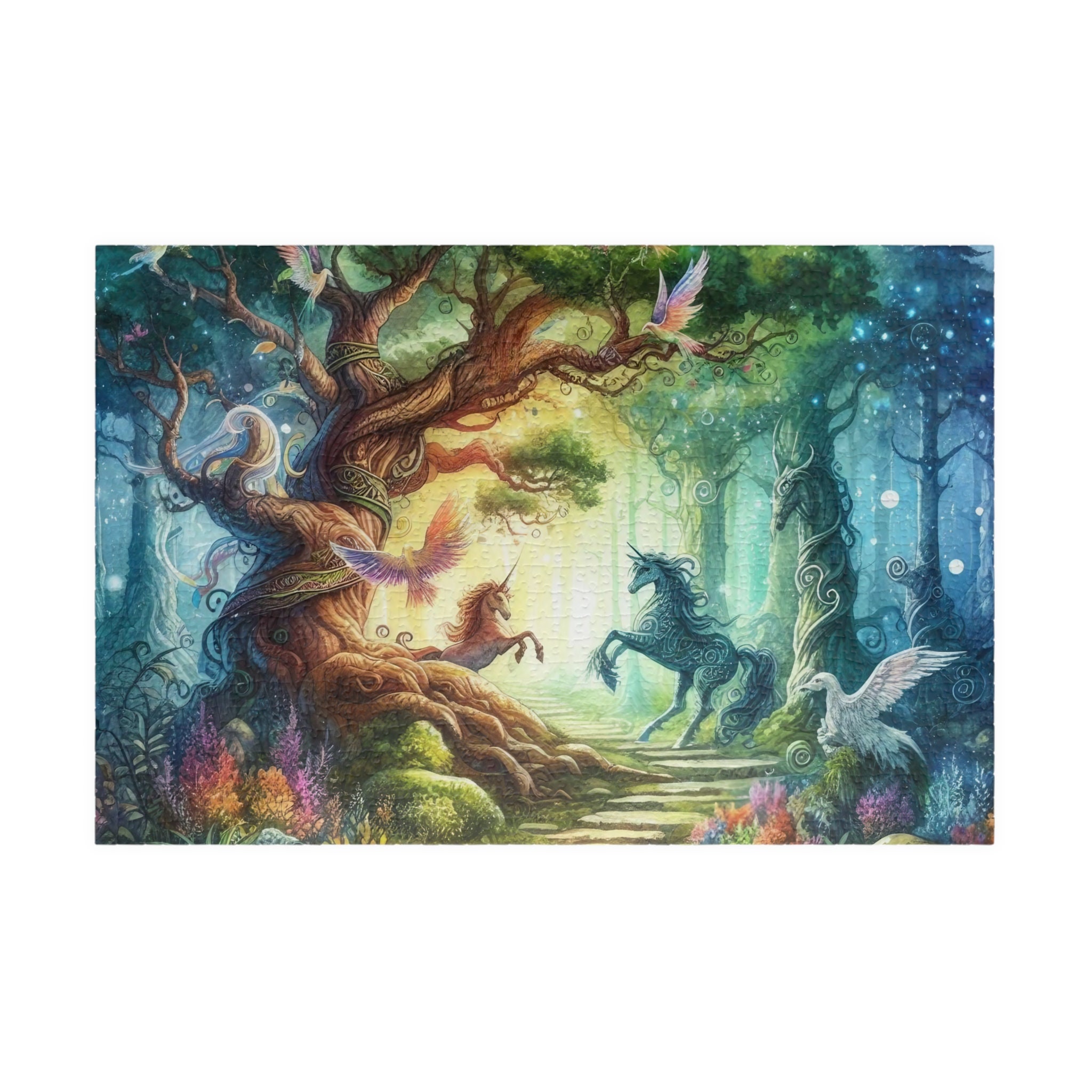 Puzzle Unicorno dell'Armonia Incantata, 1 000 Pezzi