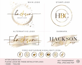 I will create custom logo design, logo design, business logo, Logo, Logos, Watercolor Logo, Professional Logo, Real Estate Logo