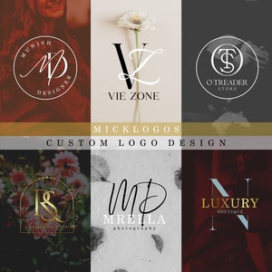 Custom Logo Design | Professional Logo | Photography logo | Logo Design Custom For Business I Logo Initial I Logo I Business logo