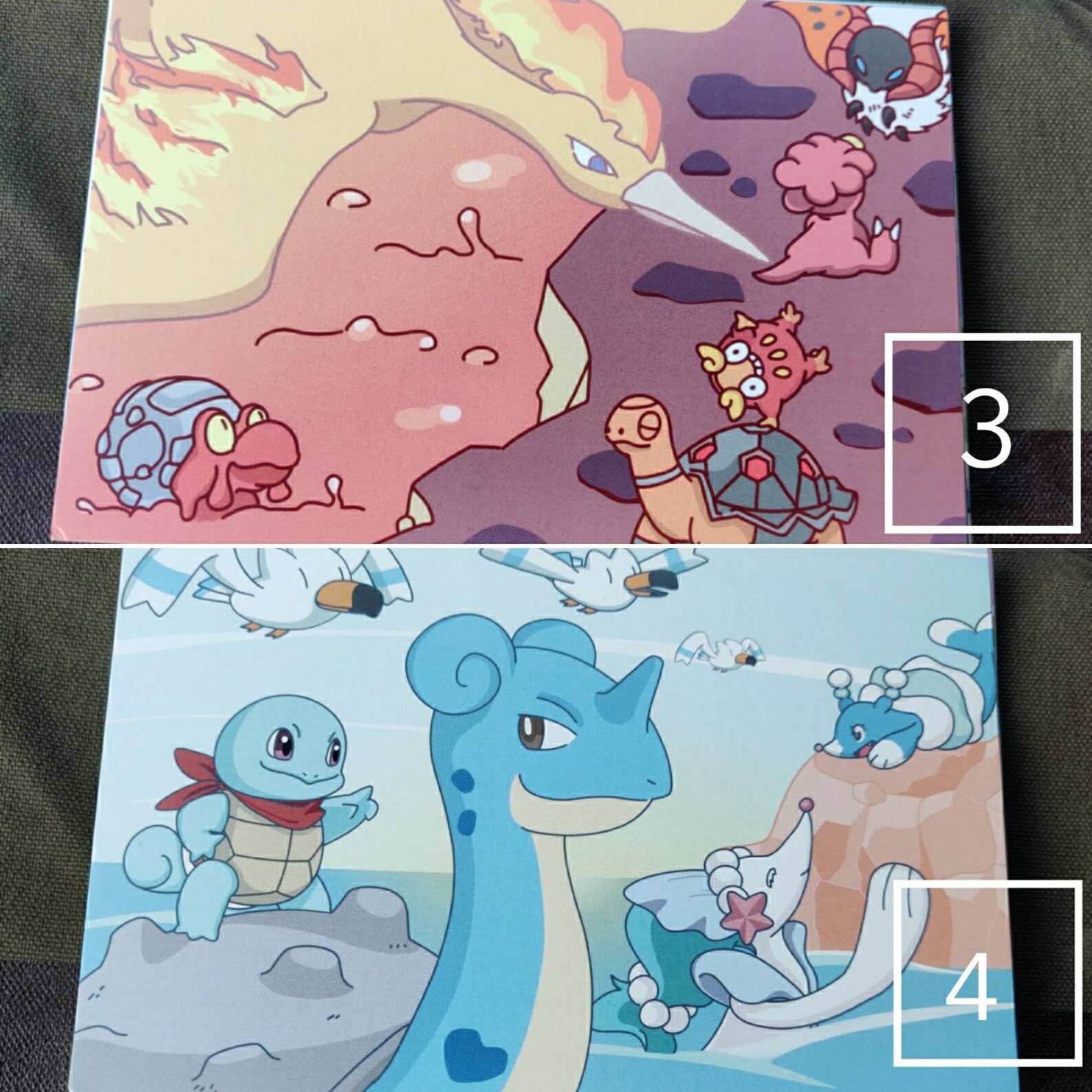 Pokemon Postcard Prints Etsy