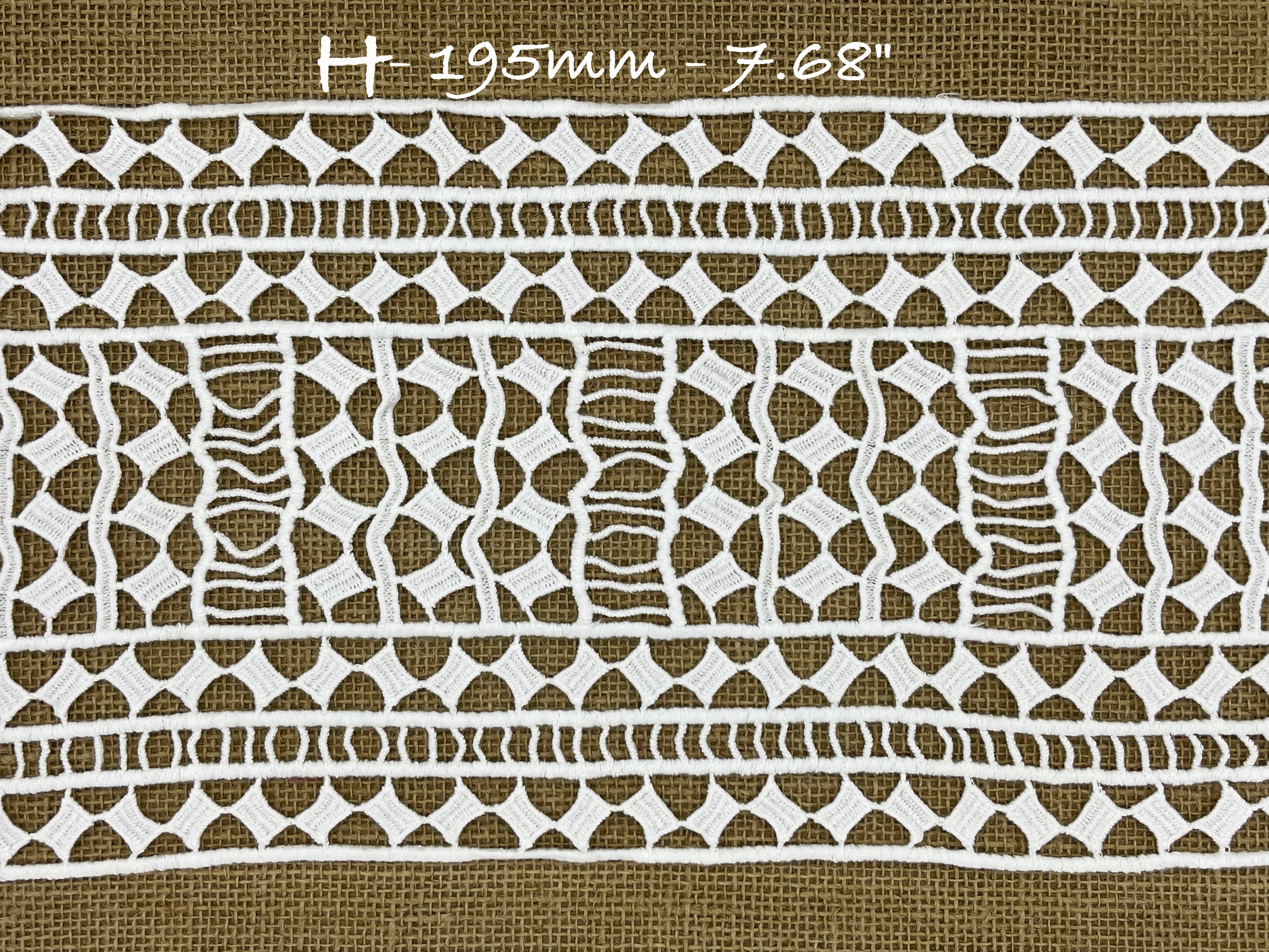 Cotton Crochet Lace Ribbon - Natural Cream Embroidery Trim - Etsy
