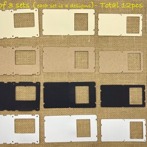 Handmade Die Cut Pieces, Doilies, Tags for Junk Journal, Scrapbooking, Planers, Mixed Media Polaroid