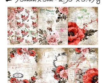 Botanical Washi Tape: Collage, Postcard, Junk Journal, Scrapbook