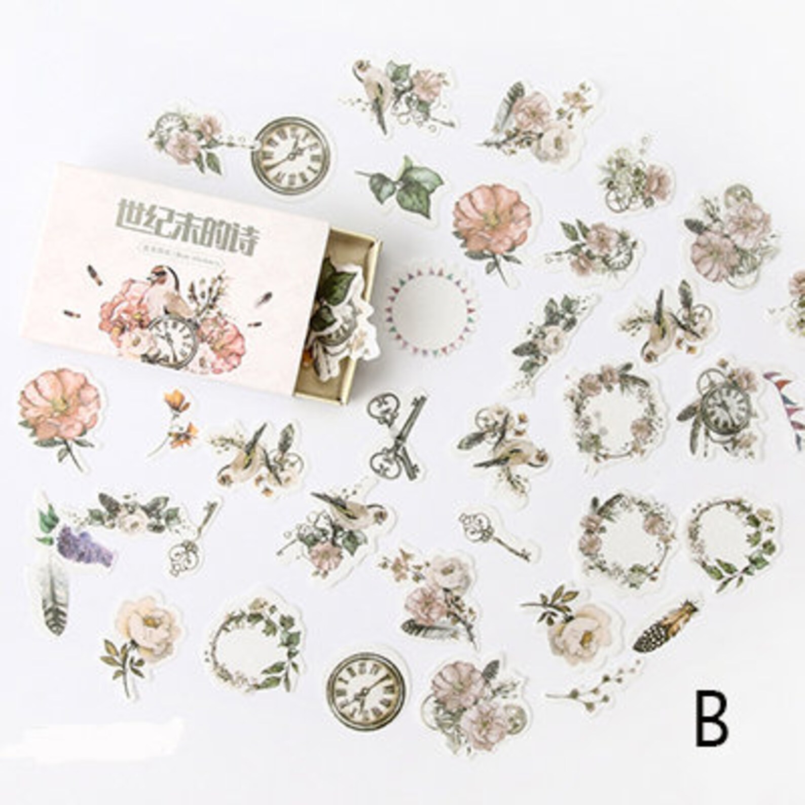 Vellum Sticker Tea Party Sticker Mini Flower Sticker | Etsy