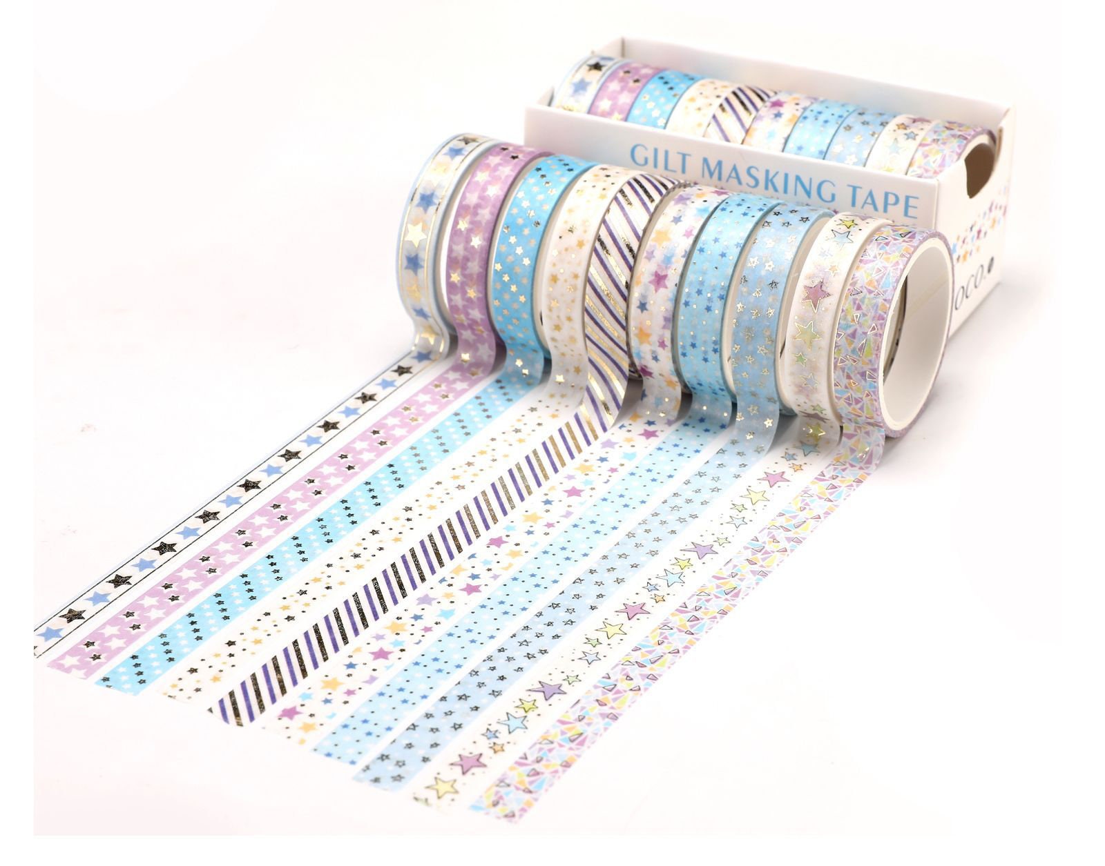 Mini Envelope Washi Tape: Boxed Set of 10 Rolls - 8mm – The Paper