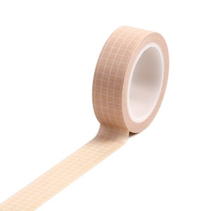 Checkered Washi Tape, Graph Tape, Grid Tape, Junk Journal Washi, Masking Tape,Deco Tape, Scrapbook Tape