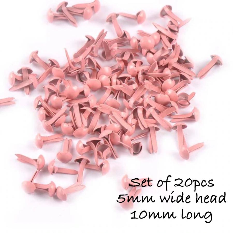 300 Pieces Paper Fasteners Brads Round Fasteners For Art Crafting School Project Decorative Scrapbooking Crafts Making DIY Supplies 8 X 15mm (Gold - View #4