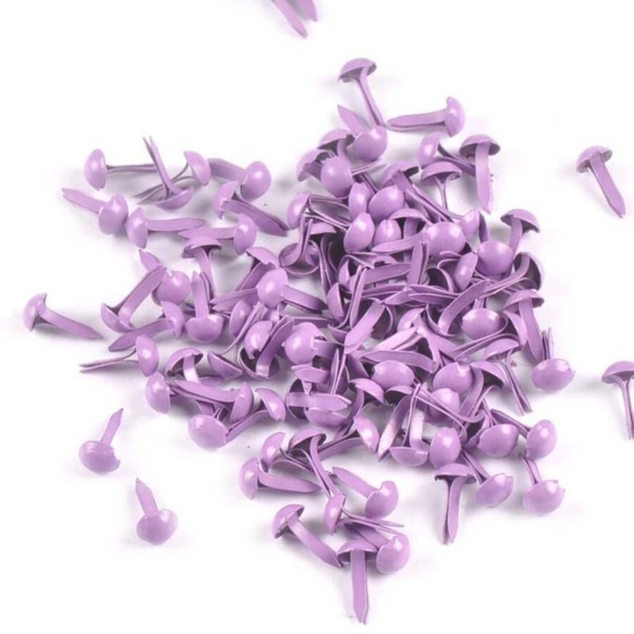 200pcs Round Head Split Pins Metal Brads Paper Fastener Decorative Brad For Scrapbooking Diy Craft I.89115850