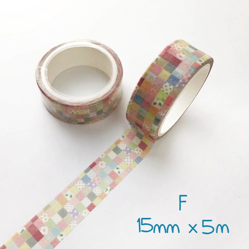 Flowers Washi Tape Scrapbook Tape Retro Washi Tape Etsy