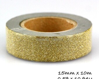 Metallic & Glitter Washi Tape: Gold, Rose Gold, Copper