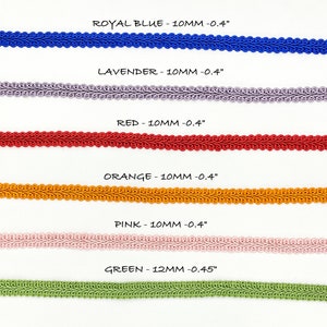 Braid Gimp Passameterie Trim by the yard- French Gimp Braided - Doll Trim- Decorative Embellishment, Junk Journal, Scrapbooking, Sewing