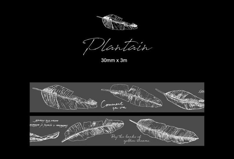 Transparent Clear Tape Mini Flowers PET Tape butterfly Etsy