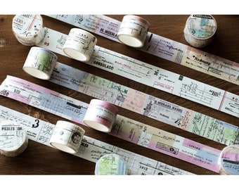 Retro Collage Washi Tape: Scrapbook Masking Tape