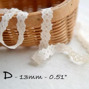 Lace Trim Band, Embroidery Mesh, Junk Journal, Scrapbooking, Sewing, Doll Trim by the yard