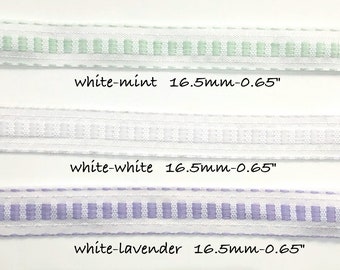 Fabric Ribbon Trim , Passementerie in Pastel Colors,  Sewing Motives by the yard, Junk Journal, Scrapbooking