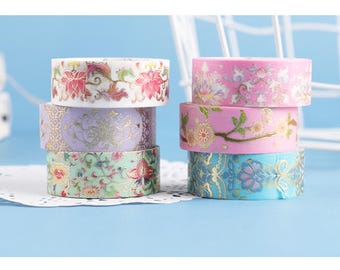 Gold Foil Washi Tape: Scrapbook,  Decorative Tape, Journal, Planner