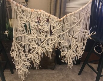 Custom Leaf Window Treatment/Wall Hanging