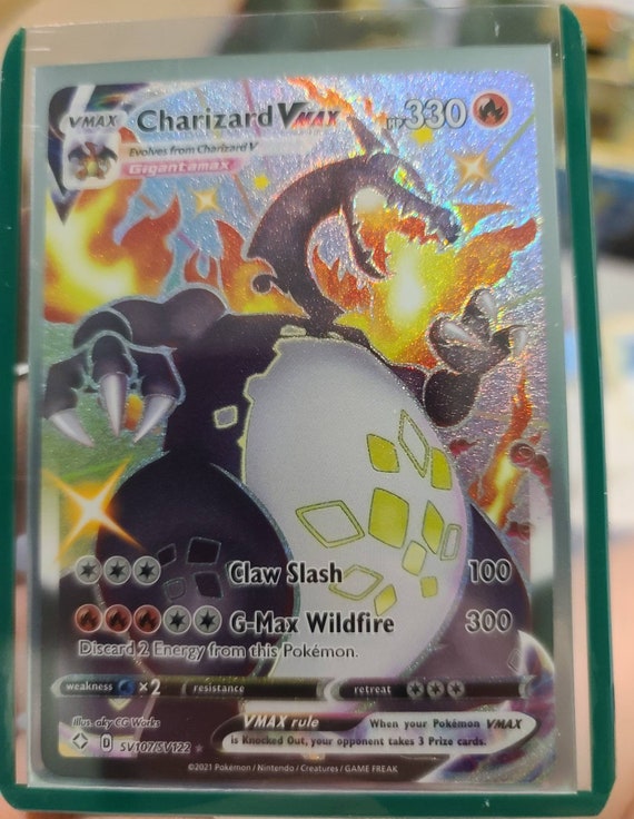 Carta Pokemon Charizard Vmax Shiny - Gigantamax - R$ 20,38