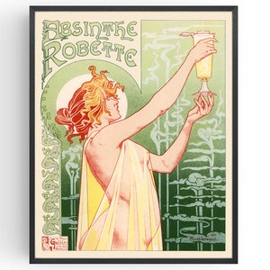 Absinth Poster Vintage Werbedrucke, Wohnideen, Geburtstagsgeschenke