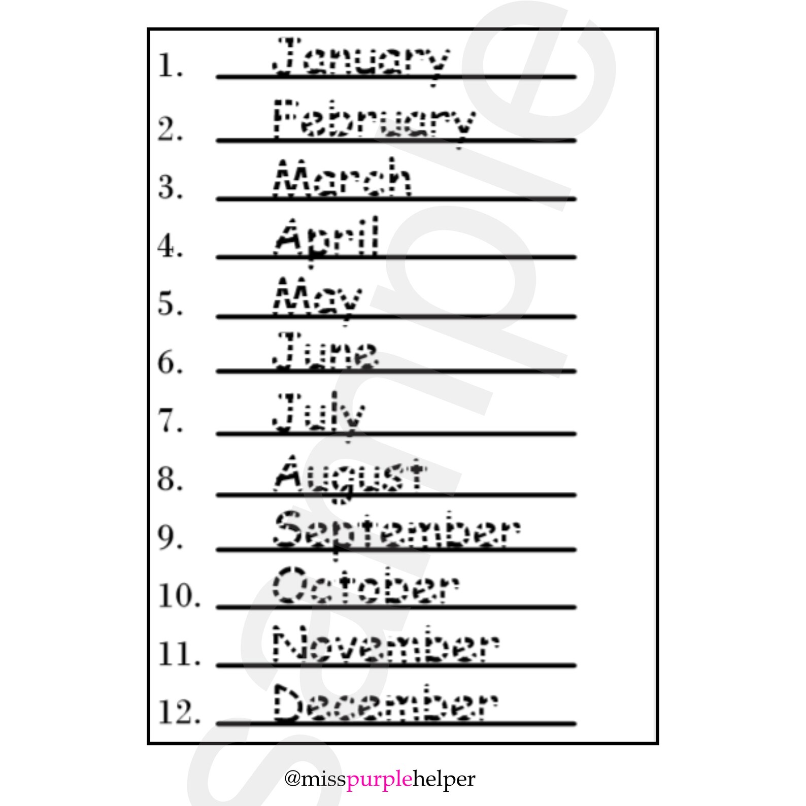 Days and Months Printable/ Teaching Days and Months - Etsy UK