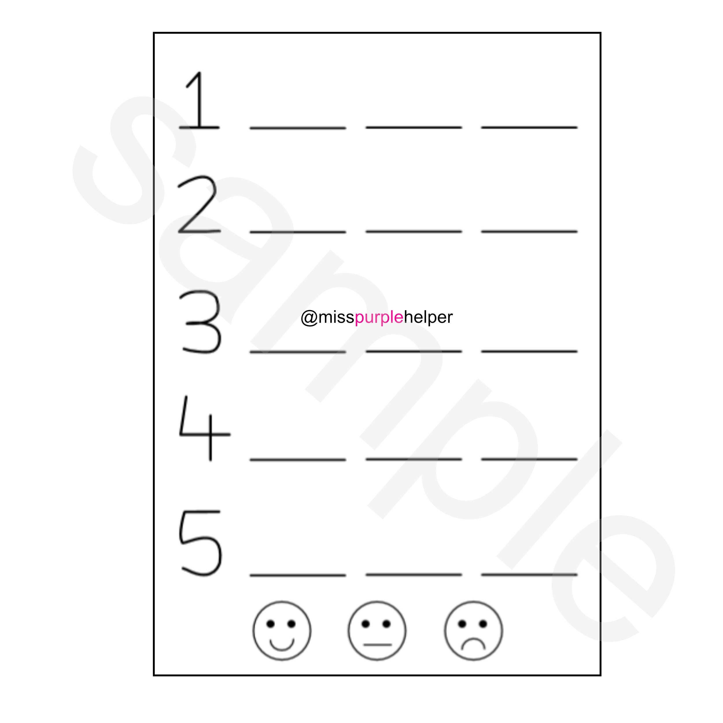 4 Printable Number Tracing Worksheets Maths Educational Resource 1 10 4 printable number tracing worksheets maths educational resource 1 10