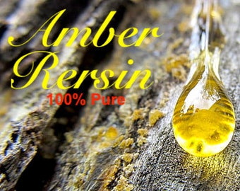 Amber Resin Essential Oil - 100% Steam Distilled from Fossilised resin
