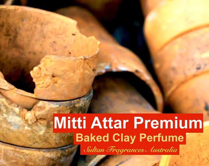 Mitti Attar (Baked Clay Perfume) - Distilled Premium Oil Infused with a Sandalwood Base