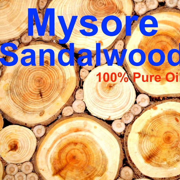 Mysore Sandalwood - 100%  Pure Premium Sandalwood Oil