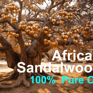 Afrikaans sandelhout: 100% pure stoomgedistilleerde olie