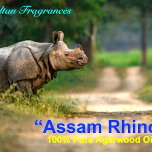 Oud Assam ""Nashorn"" - 100% Agarholzöl (A + Grade) | Pflanzliches Produkt| Nachhaltige Ernte