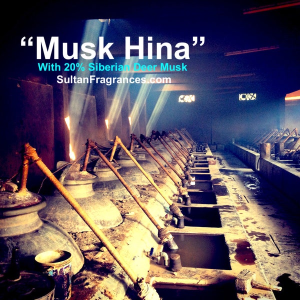 Musk Hina Perfume Oil - 100% Pure & Natural Original Recipe