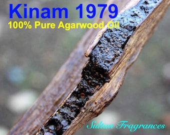 Kinam/Kyara Vintage Vietnamese Oud Oil 1979 - 100% Pure Agarwood Oil (沈香）