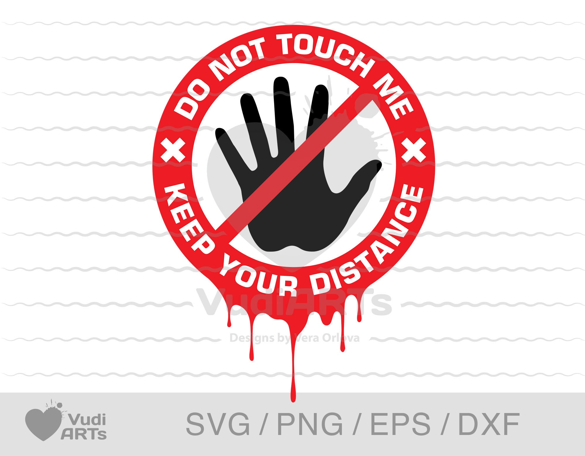 Download Virus Svg Quarantine Svg Dxf Cut File Keep Distance Svg ...
