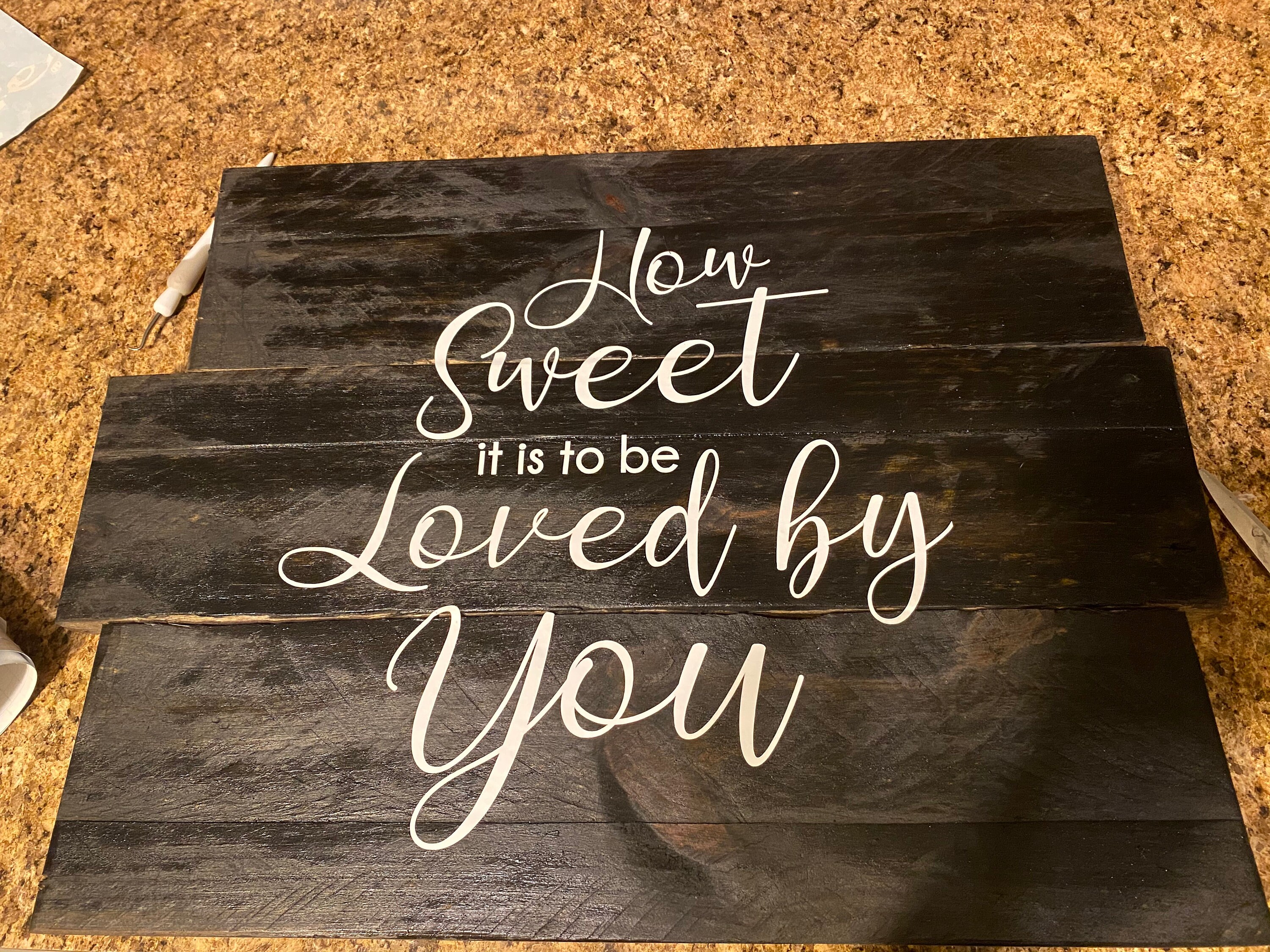 How sweet it is to be loved by you | Etsy