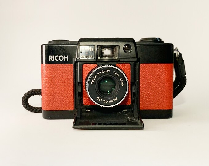 Ricoh FF-1 (FF-1s) RED — Film Tested/New Seals ultra-compact & pocketable vintage 35mm film camera