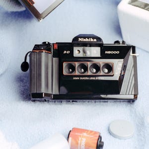 Nishika N8000 3Dフィルムカメラ　純正レザーケース付き Nishika N8000 Camera - Etsy Canada