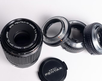 SMC Pentax-M 100mm Macro Lens: Vintage Pentax K-Mount, Extension Tubes