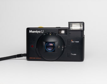Mamiya U — MINT, TESTED, ultra-RARE compact & pocketable point-and-shoot vintage 35mm film camera. Film tested, working.