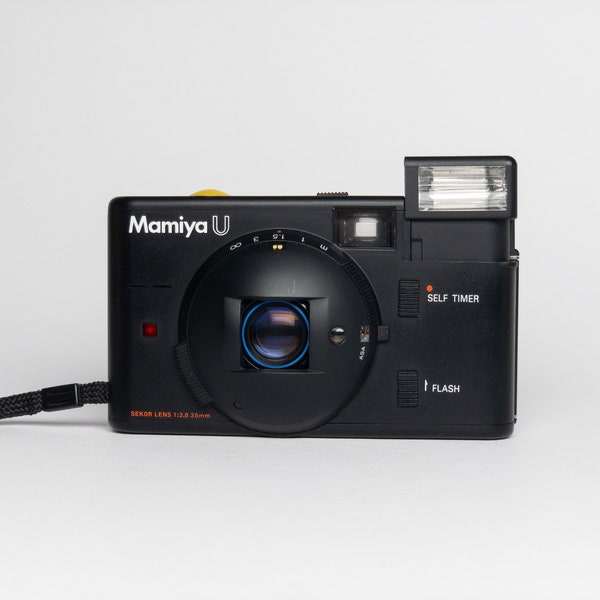 Mamiya U — NEUF, TESTÉ, Appareil photo argentique vintage 35 mm compact et de poche, compact et compact. Film testé, fonctionnel.