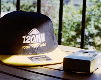 New: "120mm 100% Gold" — A Flat Brim Hat For Film Photography Lovers — SHOP EXCLUSIVE