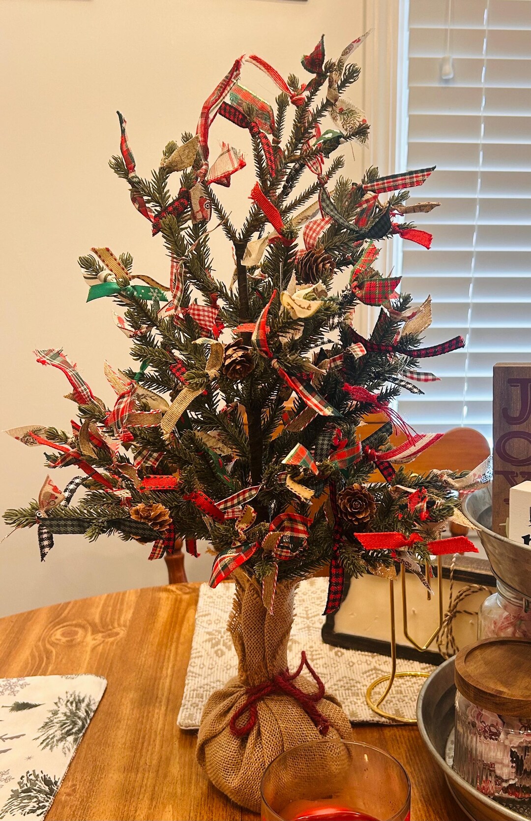 Christmas Ribbon Tree - Etsy